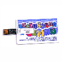 Флешка кредитная карта USB 2.0 с логотипом 4 Gb